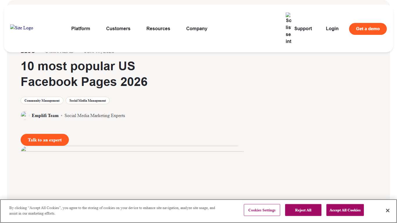 10 Most Popular US Facebook Pages 2026