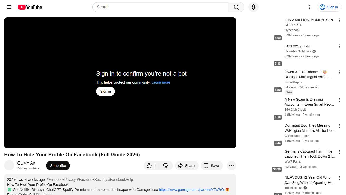 How To Hide Your Profile On Facebook (Full Guide 2026) - YouTube