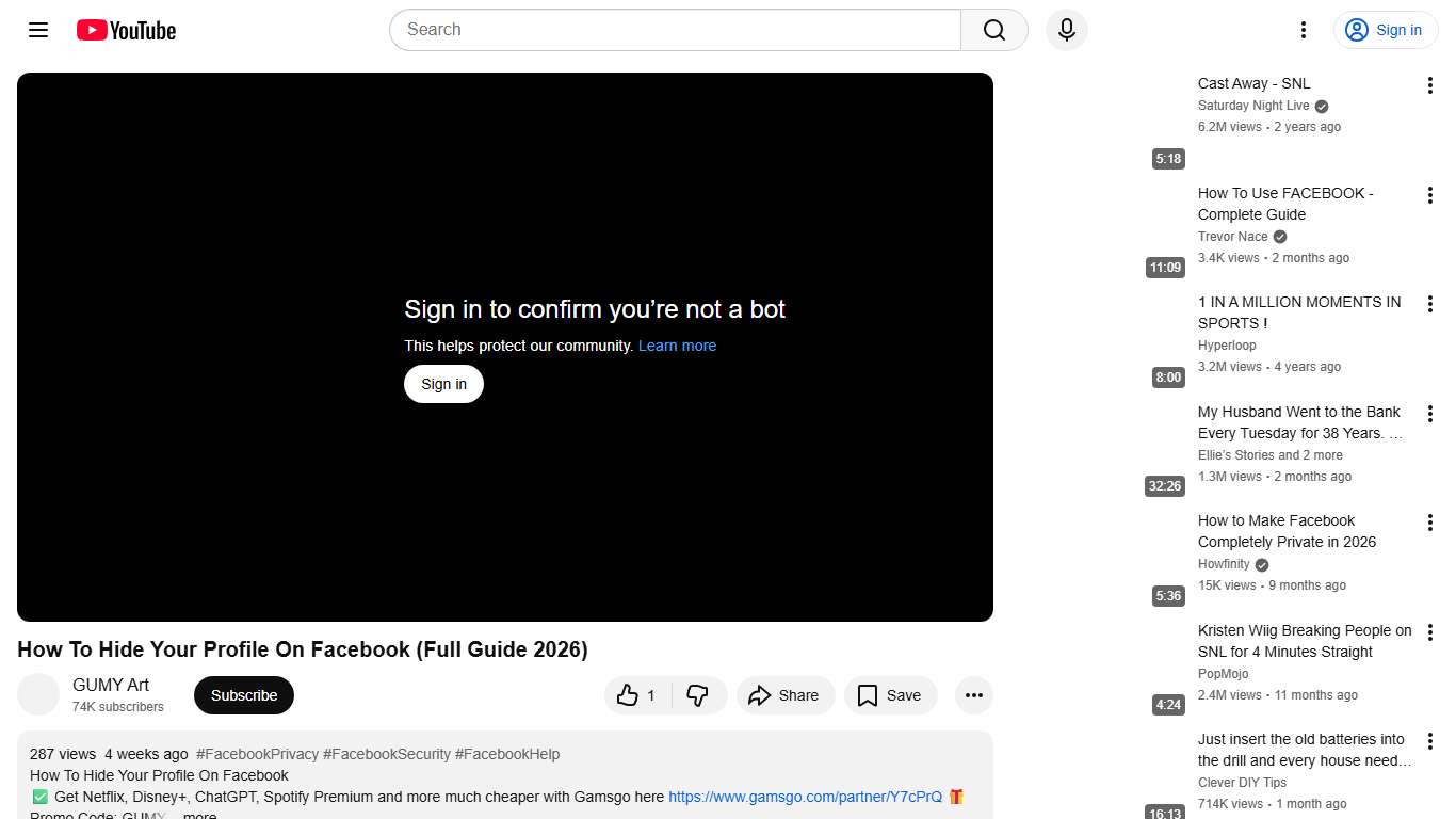 How To Hide Your Profile On Facebook (Full Guide 2026) - YouTube
